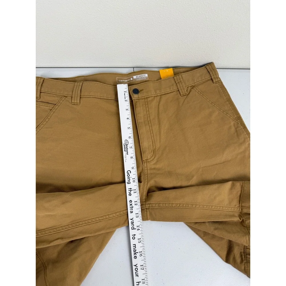 Carhartt Rugged Flex Relaxed Fit‎ Canvas Work Shorts Mens Size 40 BS2514-M NEW